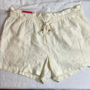 Hang Ten Cream High Waist Women's Shorts
